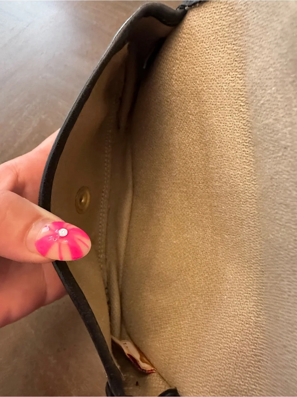 Dooney & Bourke Gray and Black Monogram Wristlet